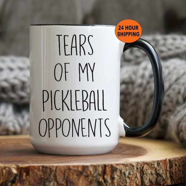 Custom Pickleball Mug, Pickleball Lover, Pickleball Gift, Pickleball Birthday Gift, For Grandma, Grandpa,  Personalized Mug, Unique Gift