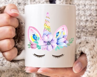 Custom Unicorn Mug, Cute Unicorn Mug, Sleeping Unicorn, Unicorn Coffee Mug, Unicorn Gift, Mug with Unicorn, Mug Unicorn, Coffee Mug Unicorn