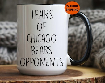 Chicago Bears Mug, Chicago Bears Gift, Bears Fan, Chicago Bears, Chicago Bears Christmas Gift, Football Gift, NFL Mug, Tailgate Accessories