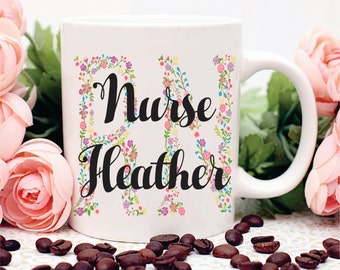 Custom Nurse Mug, Nurse Mug, Personalized Nurse Mug, Nurse Coffee Mug, Nurse Gifts, Nurse Thank You, Nurse Christmas Gift, Nurse Graduation