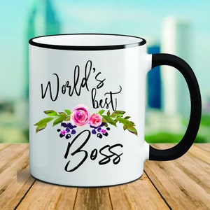 Worlds Best Boss Mug, Boss Coffee Mug, Worlds Best Boss, Boss Gift, Best Boss Ever, Lady Boss Mug, Lady Boss, Boss Christmas Gifts, Xmas