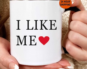 I like me mug, Deadpool Mug I like me Deadpool and Wolverine mug Deadpool and wolverine self love mug, self care, Deadpool Christmas Gifts