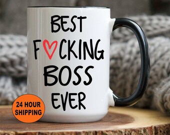 Gift for Boss, Bosses Gift, Boss Mug, Coffee Mug for Boss, Best Boss Ever, Funny Boss gift, Unique Gift, Boss Birthday, Boss Christmas Gifts