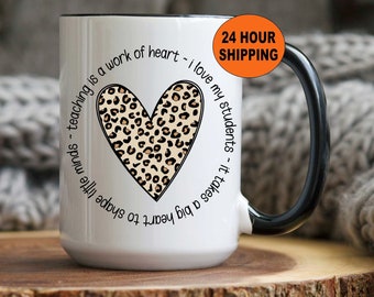 Personalized Teacher Mug, Teacher Gift, Teacher Coffee Mug, Gift for Teacher, Christmas Gifts For Teacher,  Teacher Appreciation, Coffee Cup