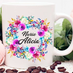 Custom Nurse Mug, Nurse Mug, Nurse Graduation Gift, Personalized Nurse Mug, Nurse Gift, Custom Nurse Gift, Christmas Gifts for Nurse,
