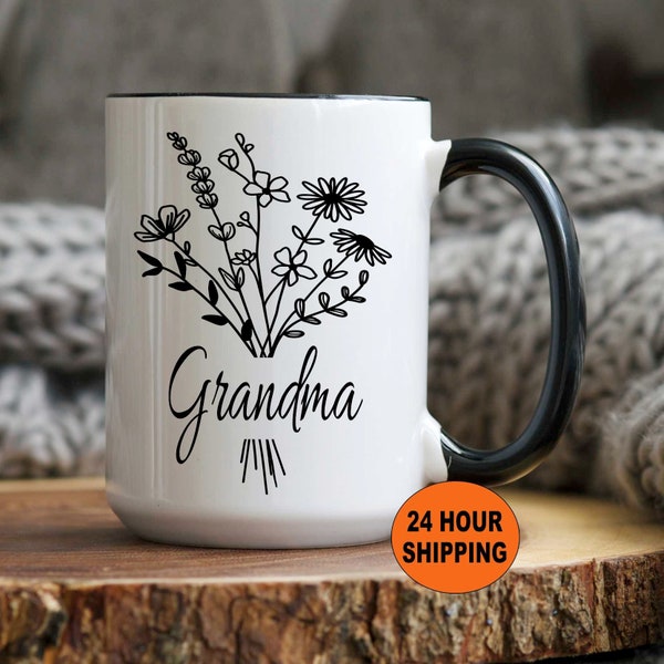 Grandma Mug, Grandma Coffee Mug, Personalized Grandma Gift, Gifts for Grandma, Valentines Gift, Unique Gift, Grandma Gift, Gift for Grandma