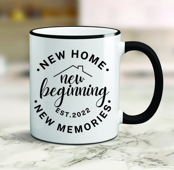 New Home New Beginnings Mug, Housewarming Gifts, New Home Owner, New  Homeowner Gift Basket, Realtor Closing Gift Box, New Homeowner Gift Box 