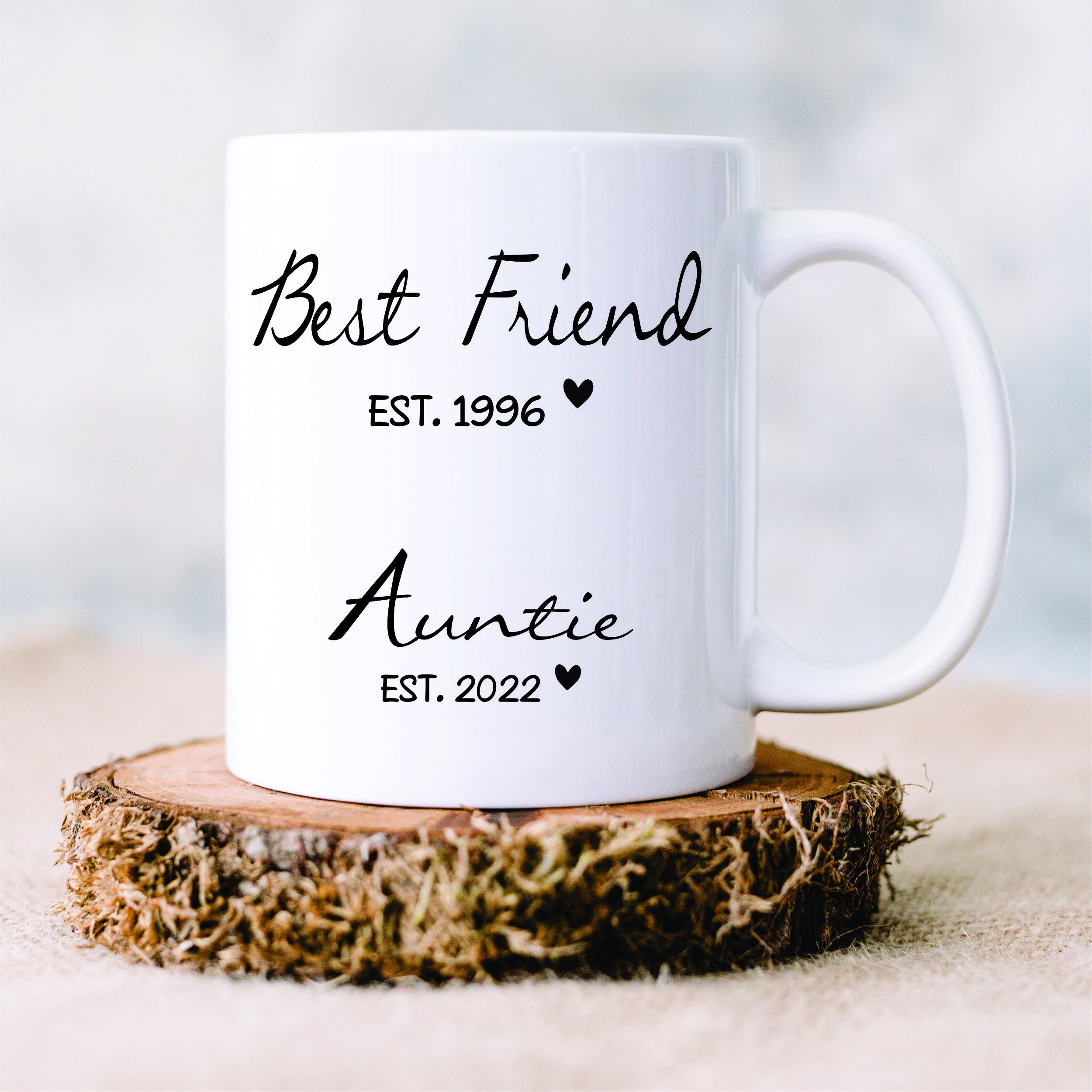 Best Friend Auntie Pregnancy Announcement Custom New Aunt Etsy