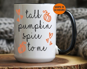 Pumpkin Spice Coffee Mug: Cozy Fall Ceramic Cup