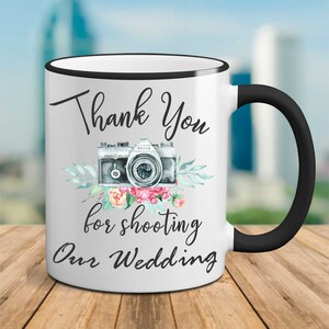 Custom Wedding Photographer Gift, Wedding Photography, Wedding Photographer, Thank You Photographer Gift,Photographer Mugs,Photographer Gift