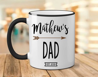 Personalized Dad Mug, New Dad Gift, New Dad Mug, Custom Dad Mug, Gift Father, Dad Christmas Gifts, Christmas Gift Ideas, From Kids, Best Dad