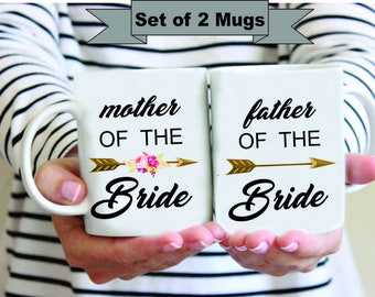 Custom Mother of the Bride Father of the Bride Mug, Mother and Father of the Bride Mug,Mother of the Bride Mug,Father of the Bride Mug