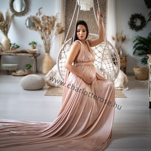 Maternity infinity dress, Long Dress, Maternity dress for photo shoot,  maternity photography, photoprops, maternity photo, maternity gown