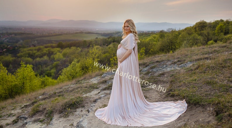 Maternity infinity dress, Long Dress, Maternity dress for photo shoot,  maternity photography, photoprops, maternity photo, maternity gown 
