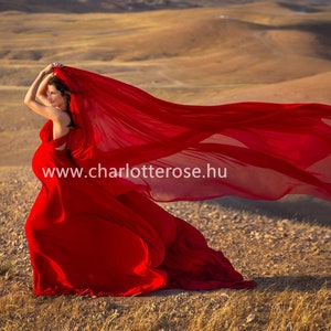 Maternity dress, Maternity dress for photo shoot, photoprops, maternity photo, long train dress, maternity gown, maternity dress, red dress