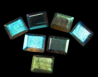 8x10MM Natural Labradorite Octagon Faceted Cut, Calibrated Labradorite Loose Stone Cut, Semi Precious Gemstone Cut