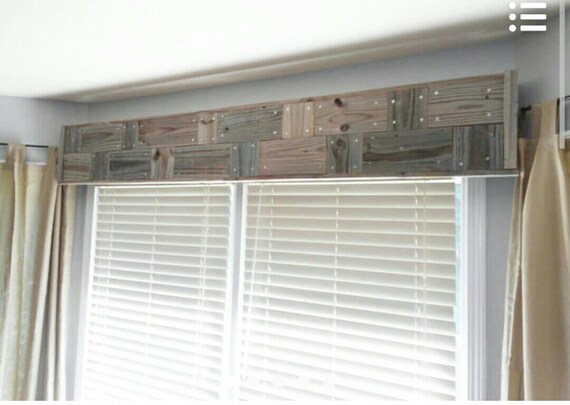 Barn Wood Window Valance Etsy