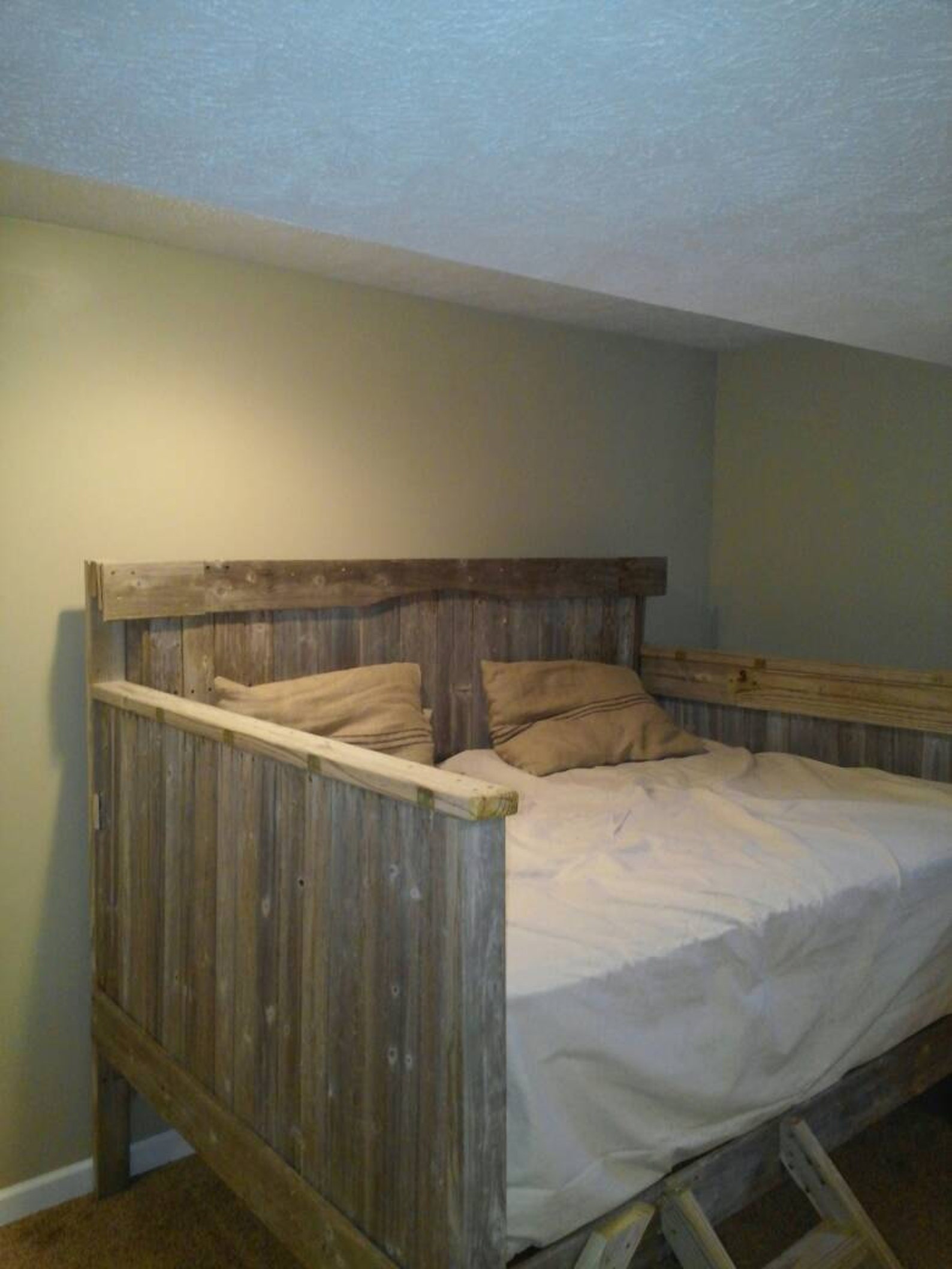 Barn wood bed Etsy