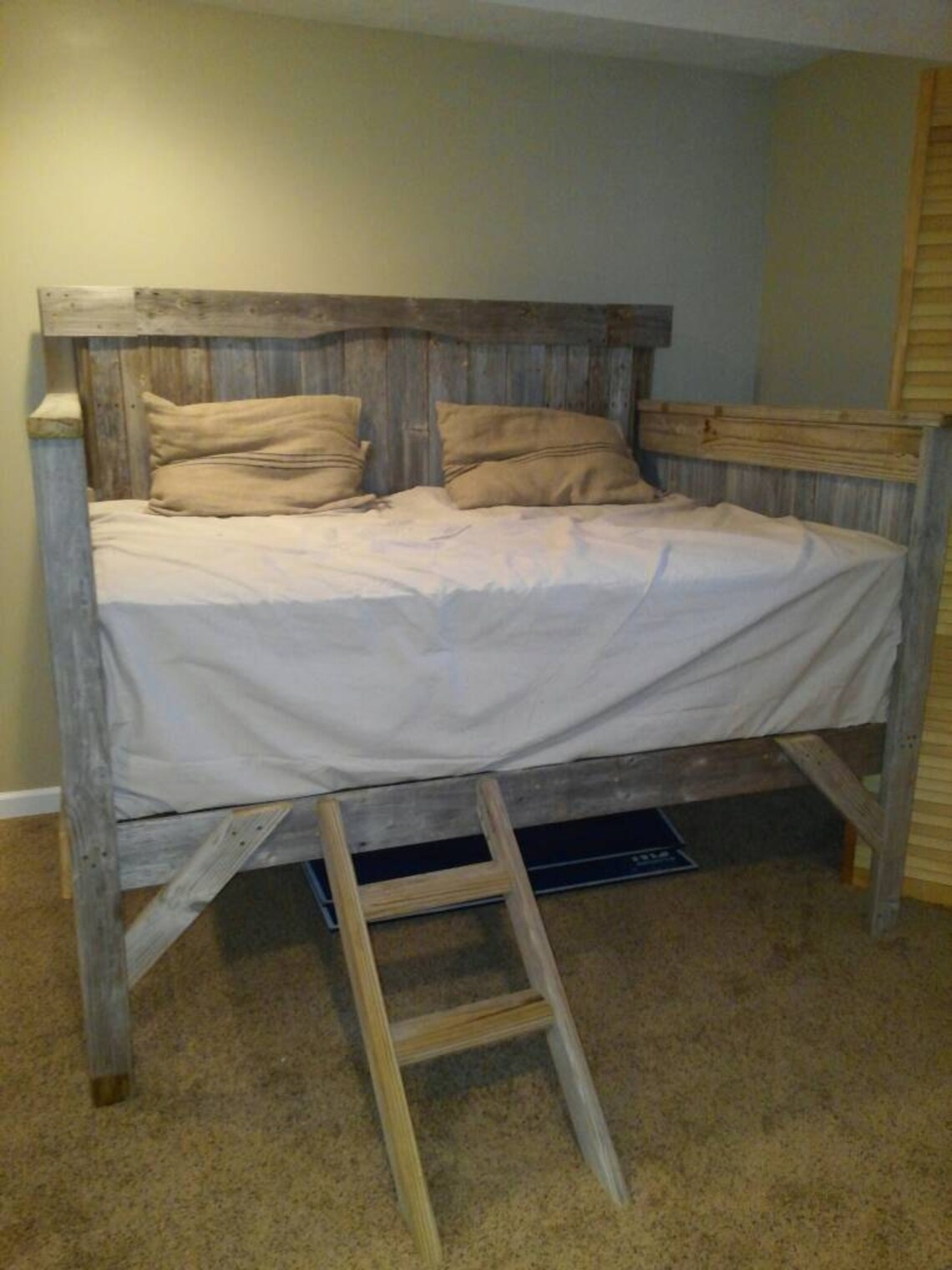 Barn wood bed Etsy