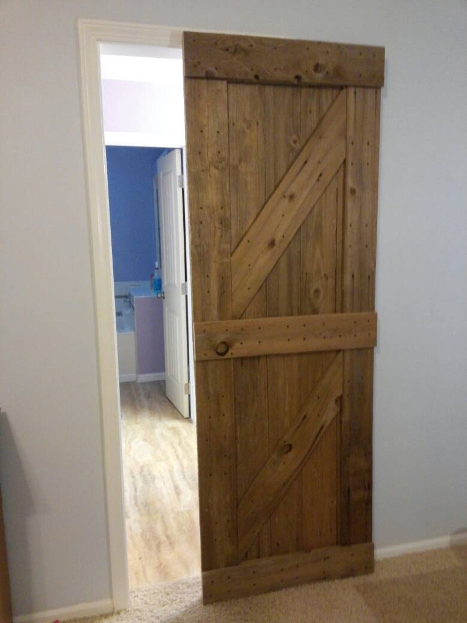 Barn wood barn door Etsy