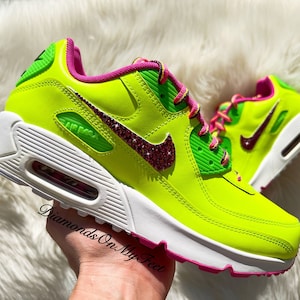 Swarovski Womens Nike Air Max 90 White 