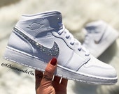 Jordan 1 mid pure white best sale