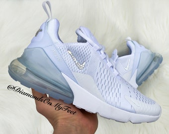 nike air max 270s all white