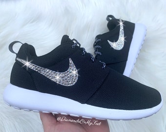 roshe run nike black