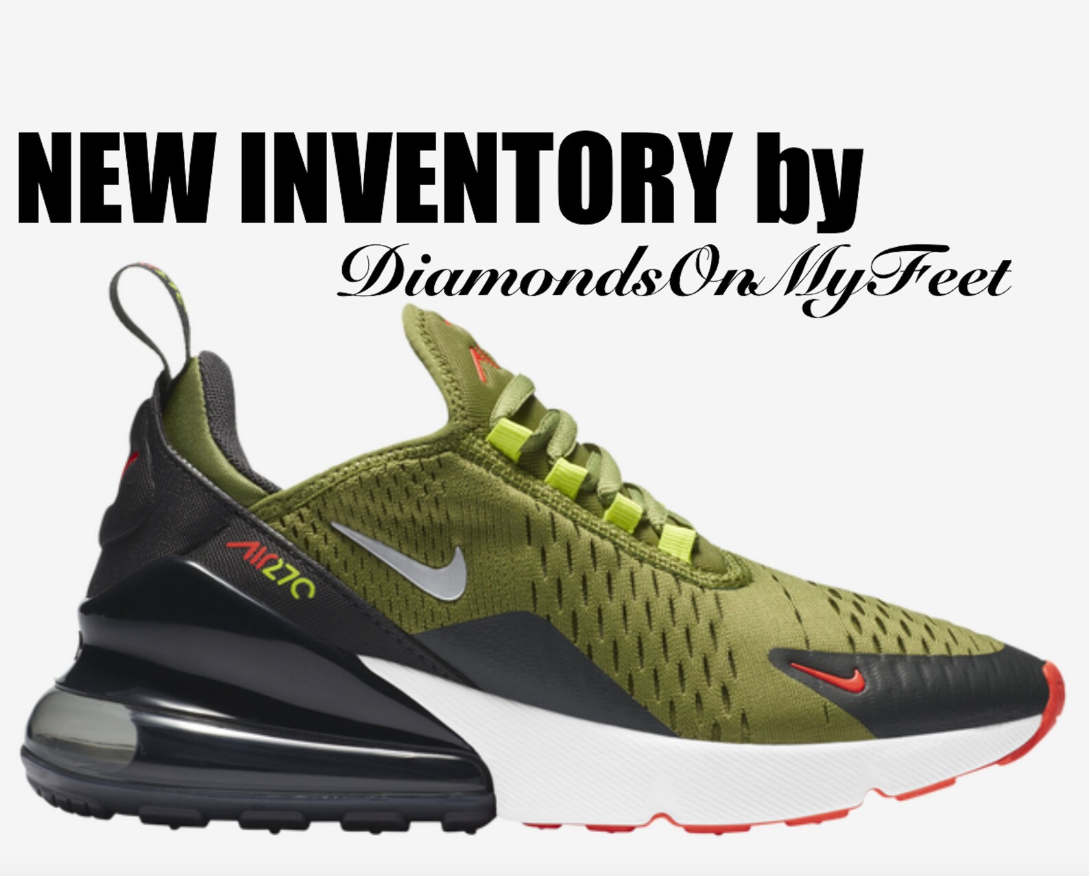 nike air max 270 olive green women's