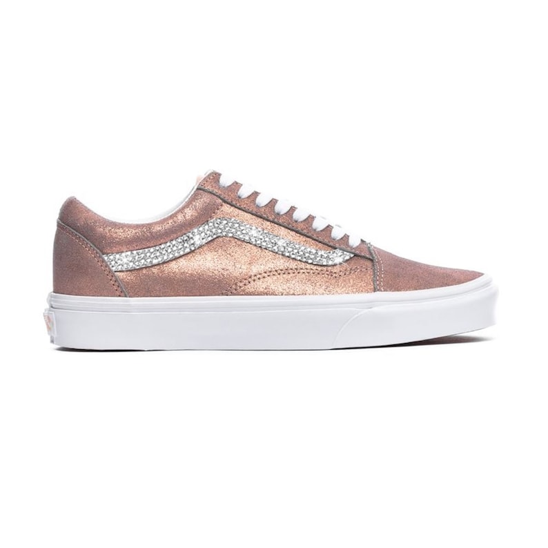 rose gold old skool vans