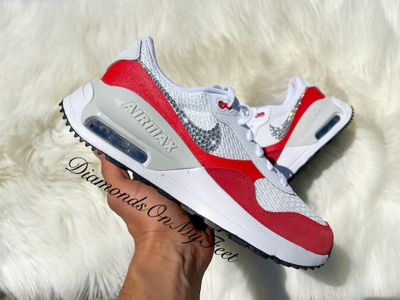 air max red suede