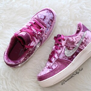 air force 1 purple velvet