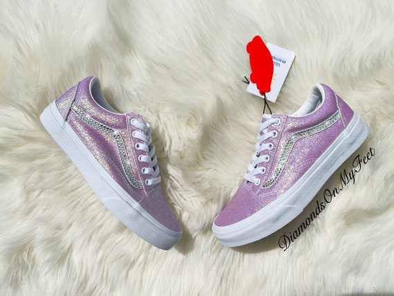 Vans old skool shop pink glitter