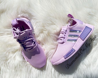adidas gazelle silver green womens Shop Purple Womens adidas NMD R1 Lace Up Sneakers – Shoebacca main image 0