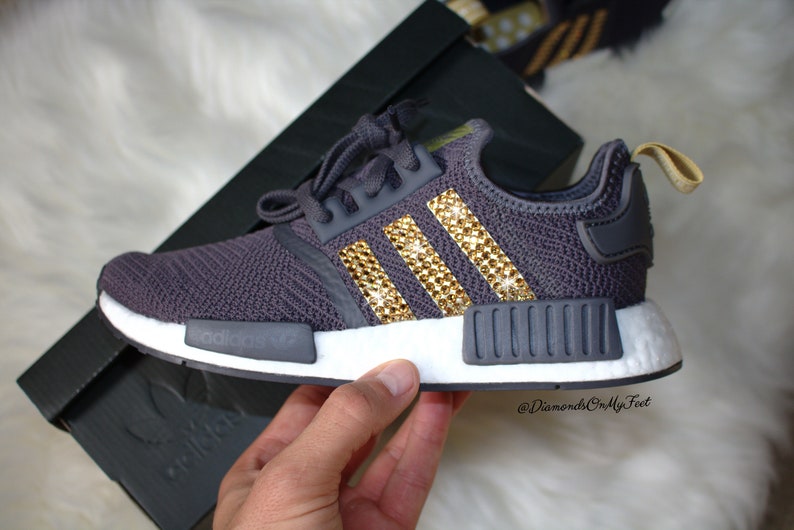 blinged out adidas