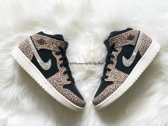 Nike Air 1 Mid SE Cheetah Sneaker - Etsy España