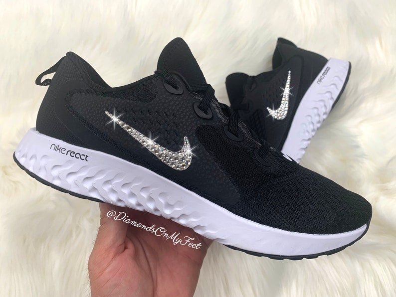 blinged out nike shoes