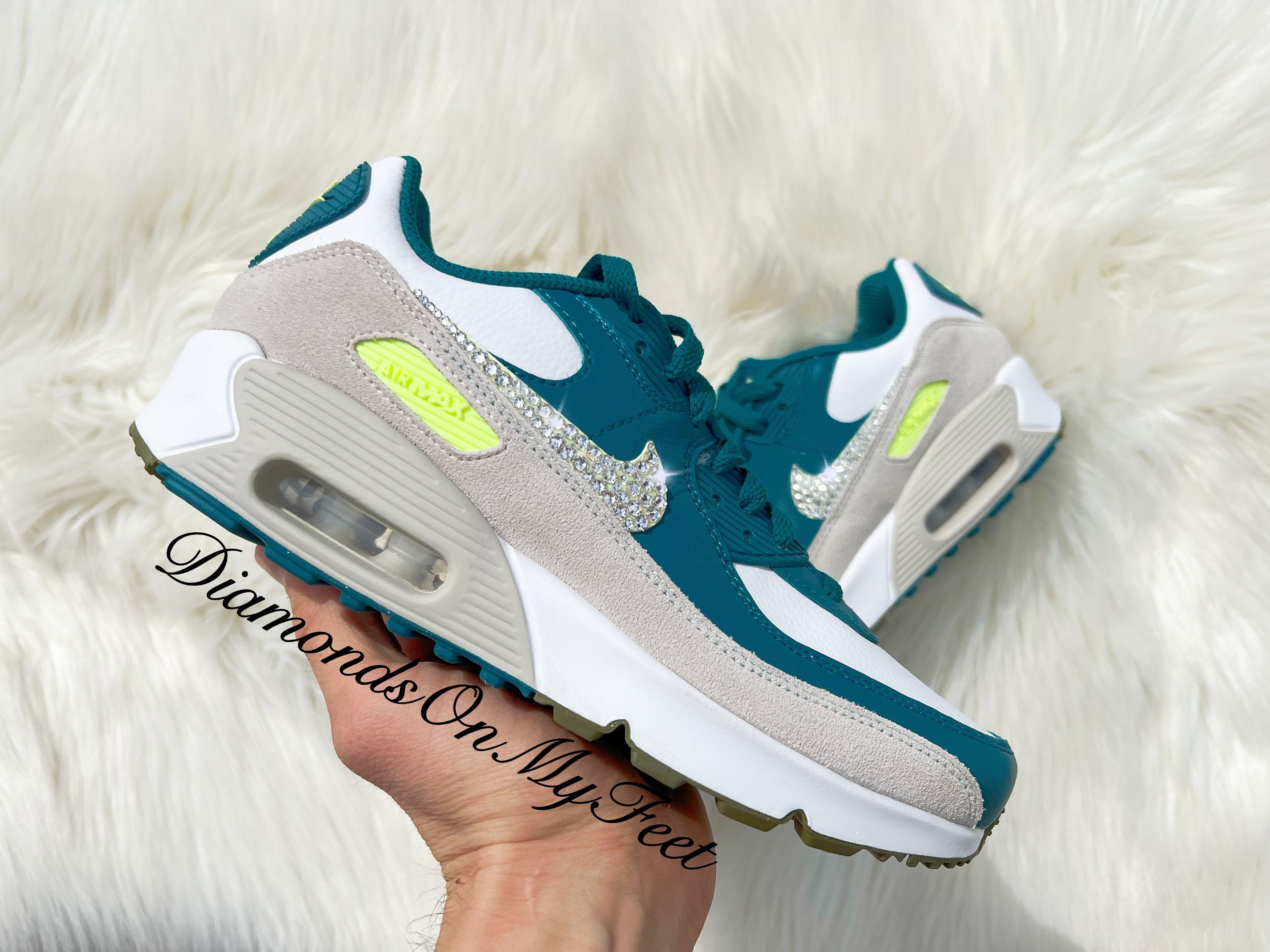 Air Max 90 Custom Swarovski Crystal Sneaker 