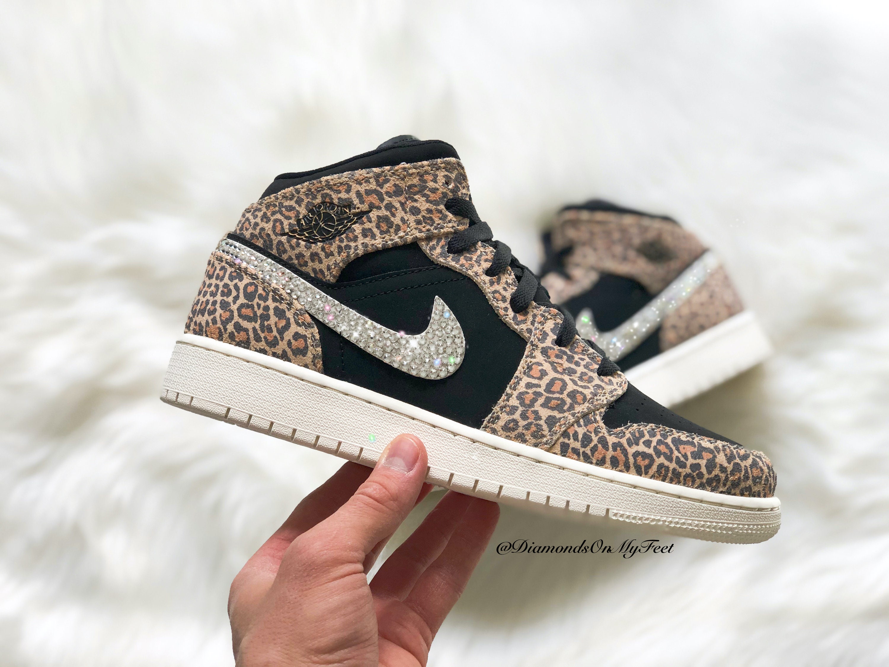 cheetah jordan shoes