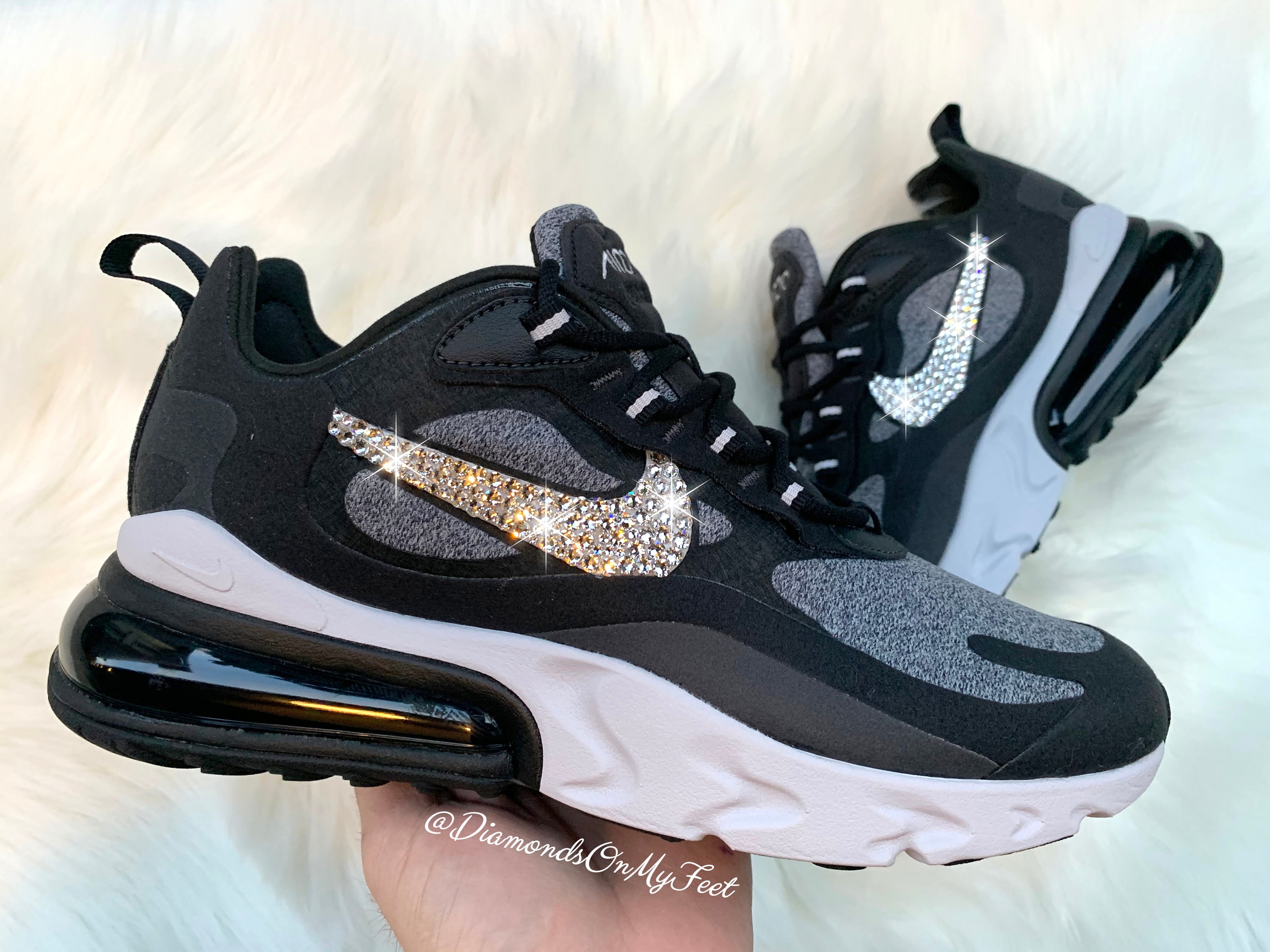 nike air max 270 react black