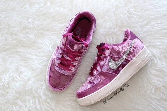 womens velvet air force 1