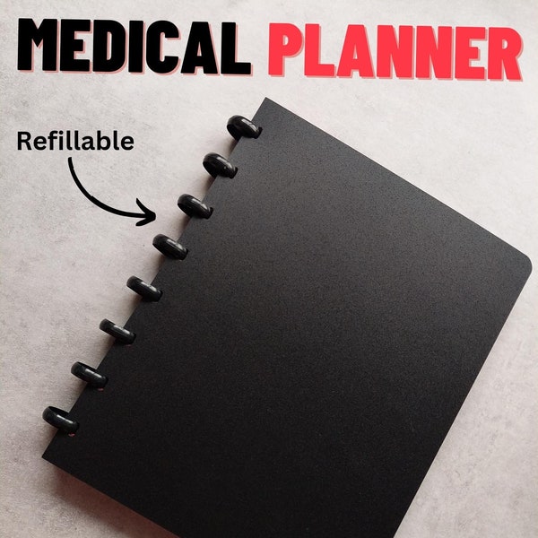 2024 Medical planner, Medical Diary, Medical journal, chronic illness, health managment, health tracker, pain tracker, Special needs planner