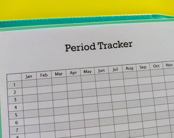 A5 size Period tracker insert - Year on a page Menstrual cycle tracker |  menarche | A5 planner Insert ( Digital Download )