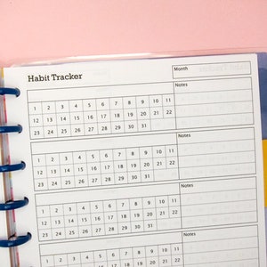 Habit Tracker Printable Insert for Happy Planner • Perfect for Keeping ...