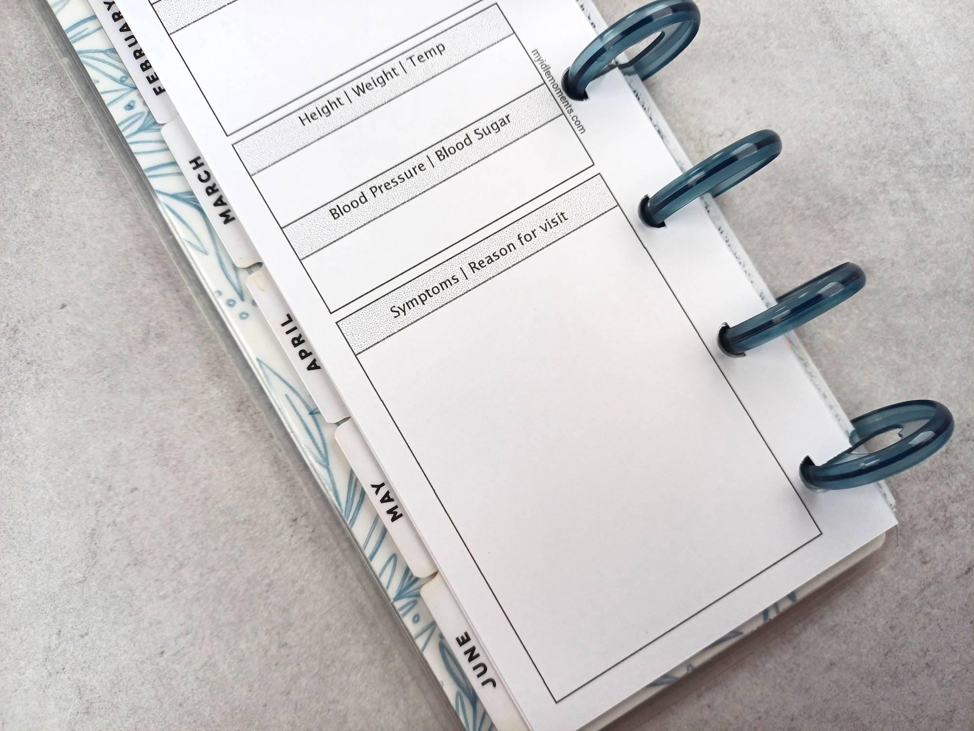 Doctor/medical Appointments Planner, Happy Planner Skinny Mini Insert ...