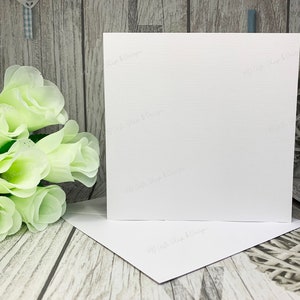 Card MOCKUP | Blank square linen card mockup  | 6 x 6 inch card mock up