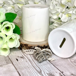 Money box mockup - Ceramic money box template mockup - 11 oz money fund - Piggy bank mockup - Real photo
