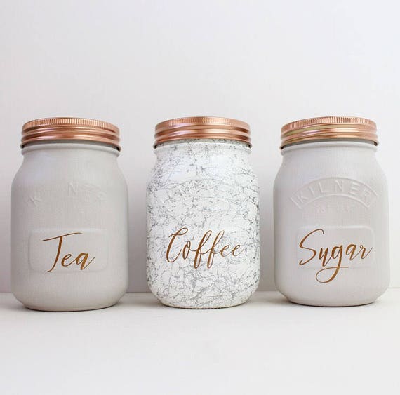 grey coffee jar
