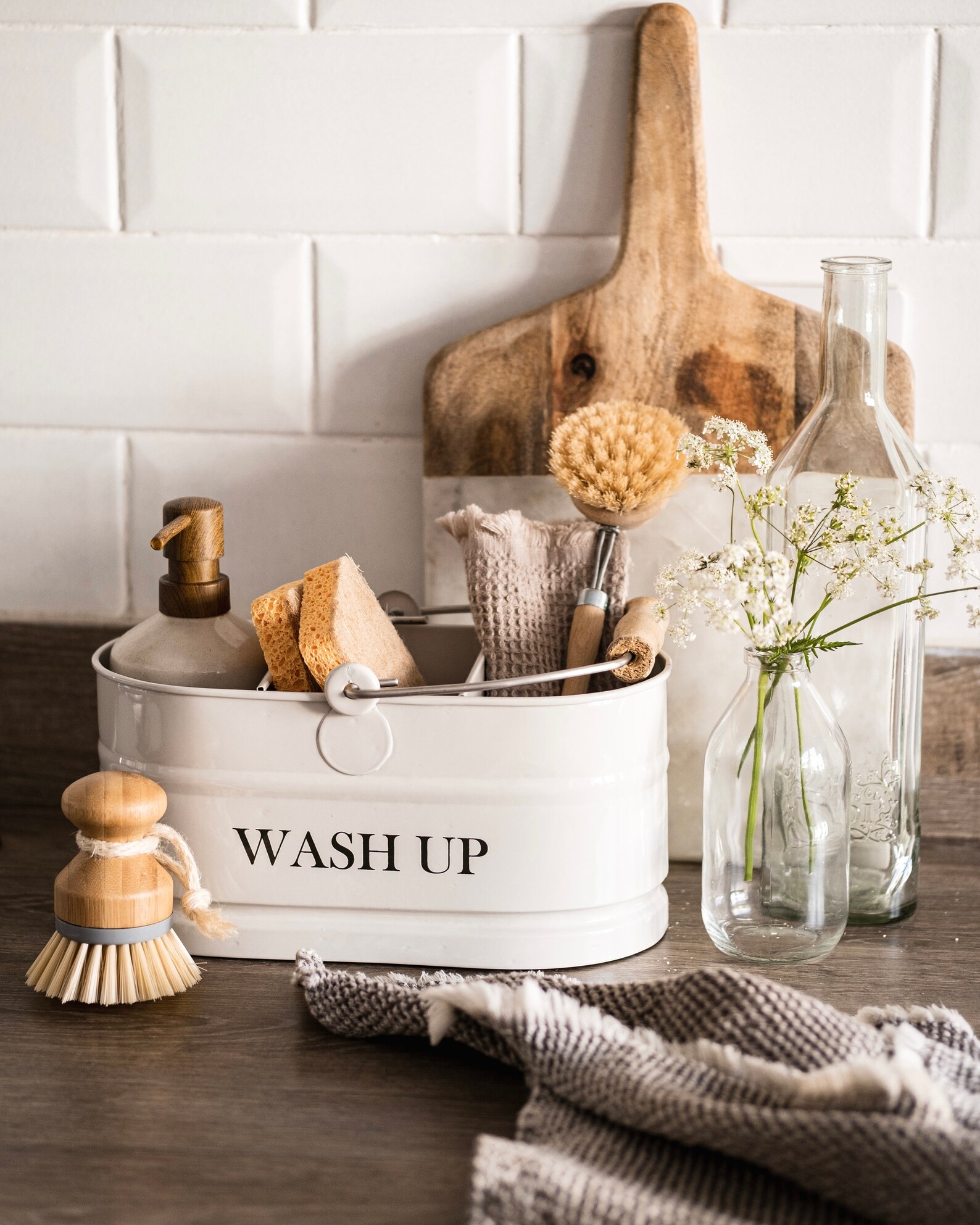 Steel Sink Tidy Wash Up Organiser with Handle Etsy