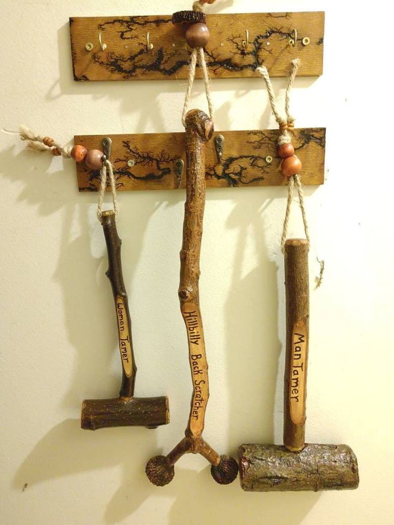 Hillbilly bundle Nut Scratcher large Man Tamer and the Mini Etsy